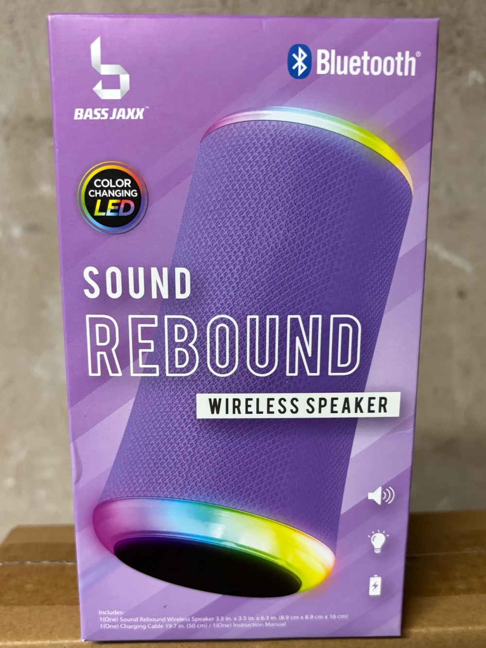Sound Rebound Wireless Speaker - Purple